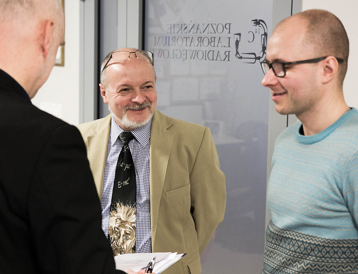 prof. Tomasz Goslar, Pawe� Goslar