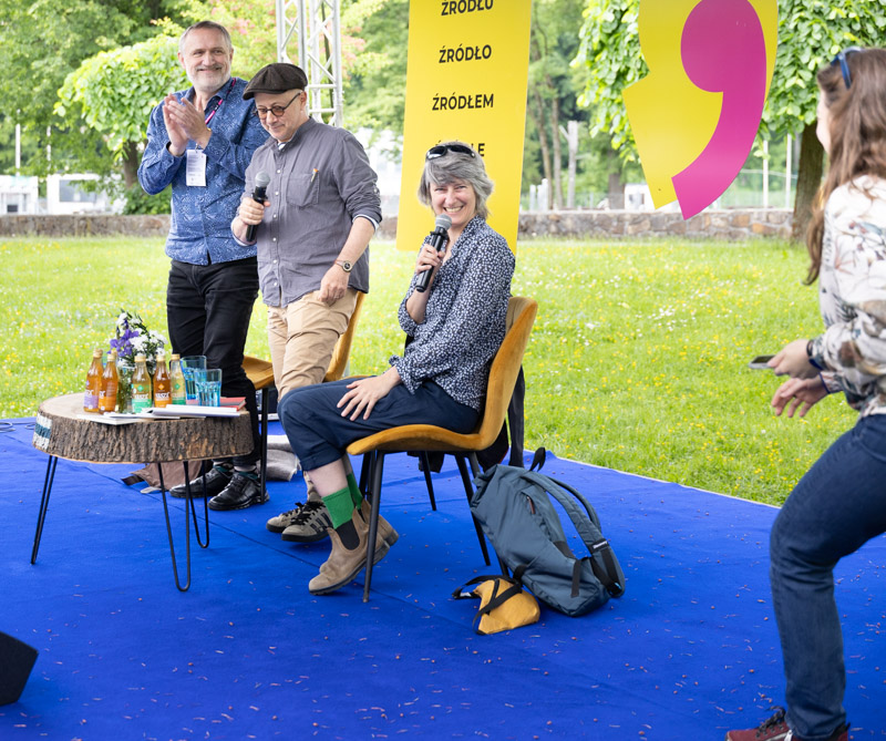 Wojciech Bonowicz, Mikołaj Grynberg, Maria Krześlak-Kandziora