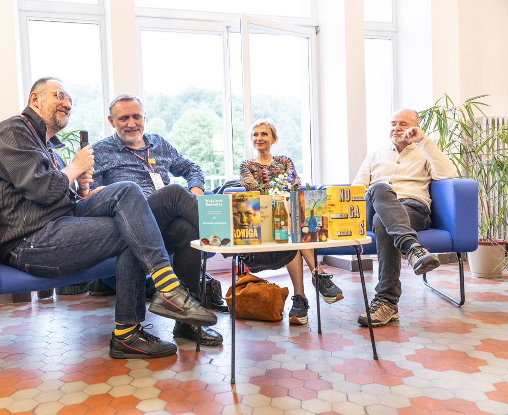 Michał Nogaś, Wojciech Bonowicz, Justyna Sobolewska, Marek Bieńczyk